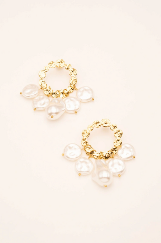 Nil | Boucles d'oreilles pendantes en acier inoxydable