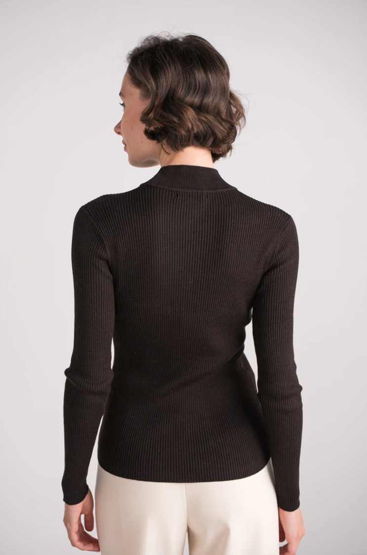 Pull Kala marron foncé