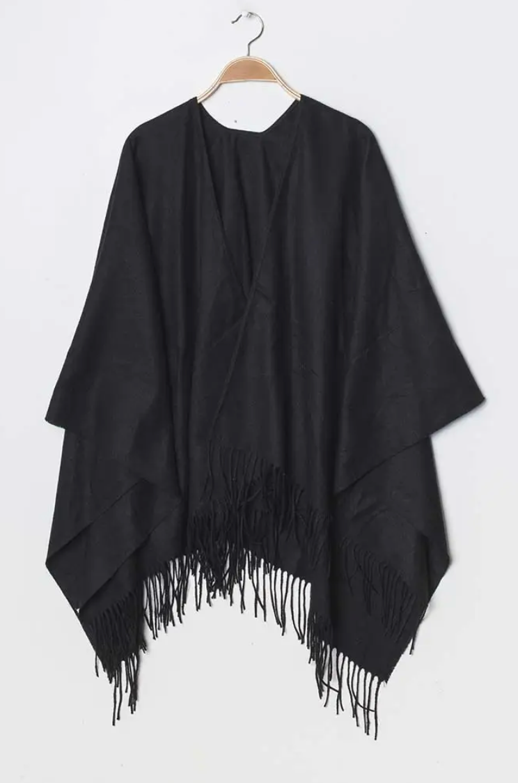 Poncho Alama noir